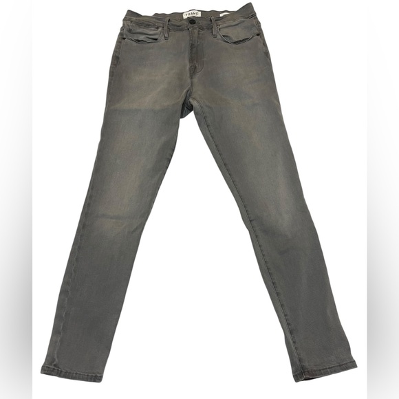 Frame Denim Le High Skinny Jeans Size 29 / 8 Medium Gray Premium Stretch - Picture 1 of 8
